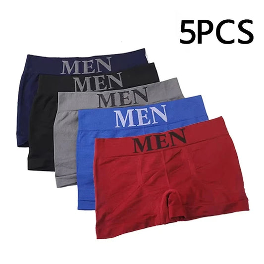 Cueca Boxer Masculina – Kit com 5 Unidades