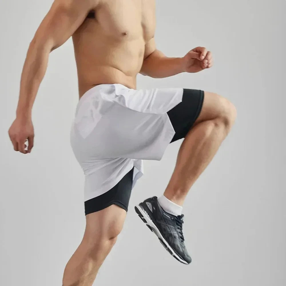 Shorts Masculino Esportivo 2 em 1