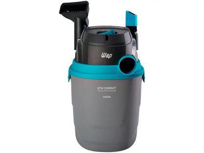 Aspirador de Pó e Água WAP GTW Compact – 1400 W | Preto e Turquesa – 110 V