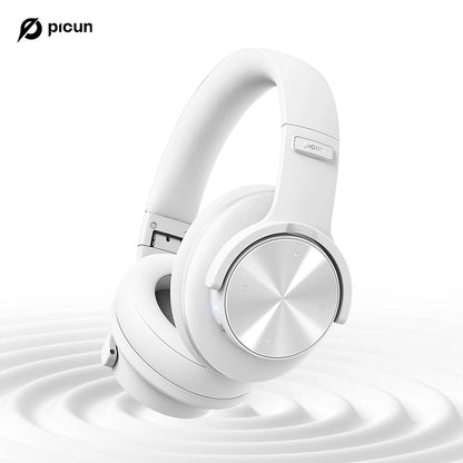 Picun B8 Fone de Ouvido Bluetooth Over-Ear – 120h de Bateria, 3 Modos de Som