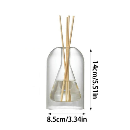 Difusor de Aromaterapia em Vidro com Varetas – Decoração Moderna