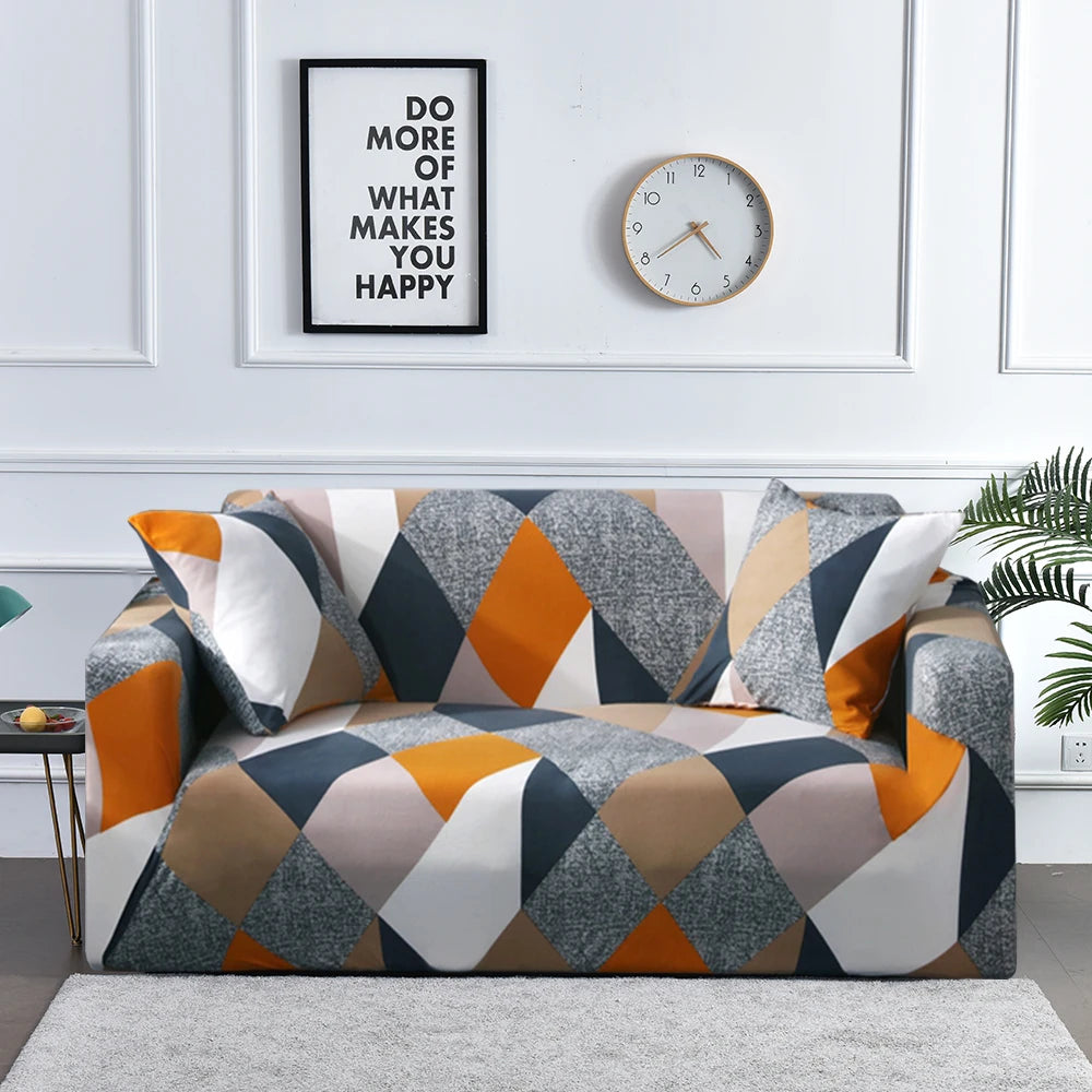 Capa de Sofá Estampada em Elastano – Protetor Decorativo