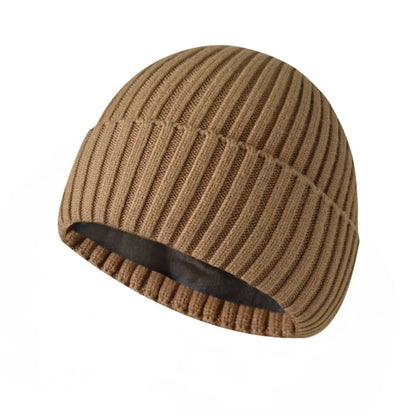 Touca de Lã Grossa com Forro Interno de Veludo – Gorro Unissex para Inverno