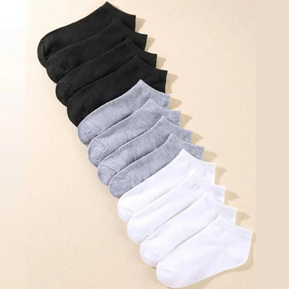 Meias Masculinas Cano Baixo Antiodor – Pacote com 10/20/30/40/50 Pares