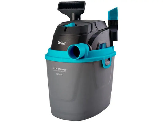 Aspirador de Pó e Água WAP GTW Compact – 1400 W | Preto e Turquesa – 110 V