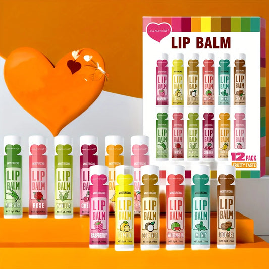 Kit Hidratante Labial – 12 Peças (Bálsamo Labial 5g)