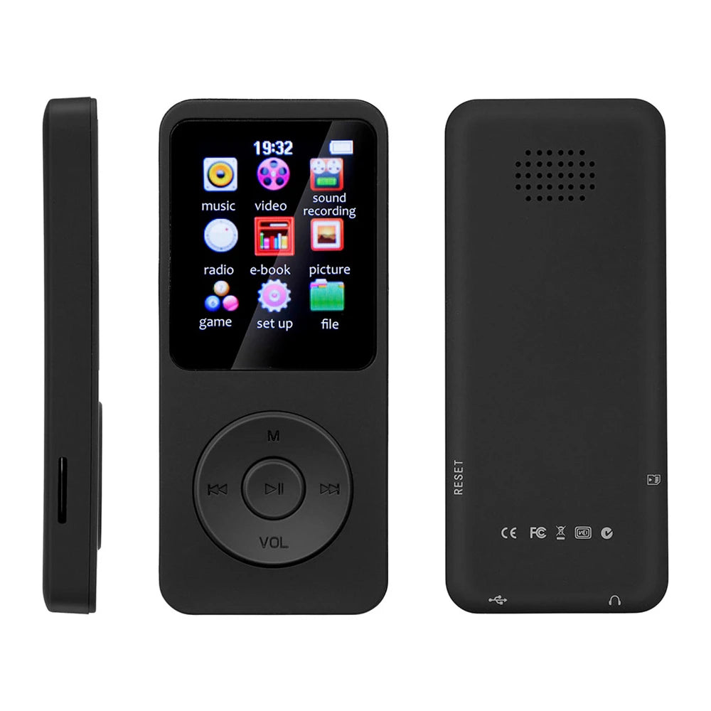 MP3 Player Portátil Mini Hi-Fi com Bluetooth 4.0