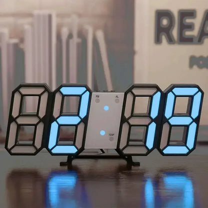 Relógio Digital de Parede 3D LED