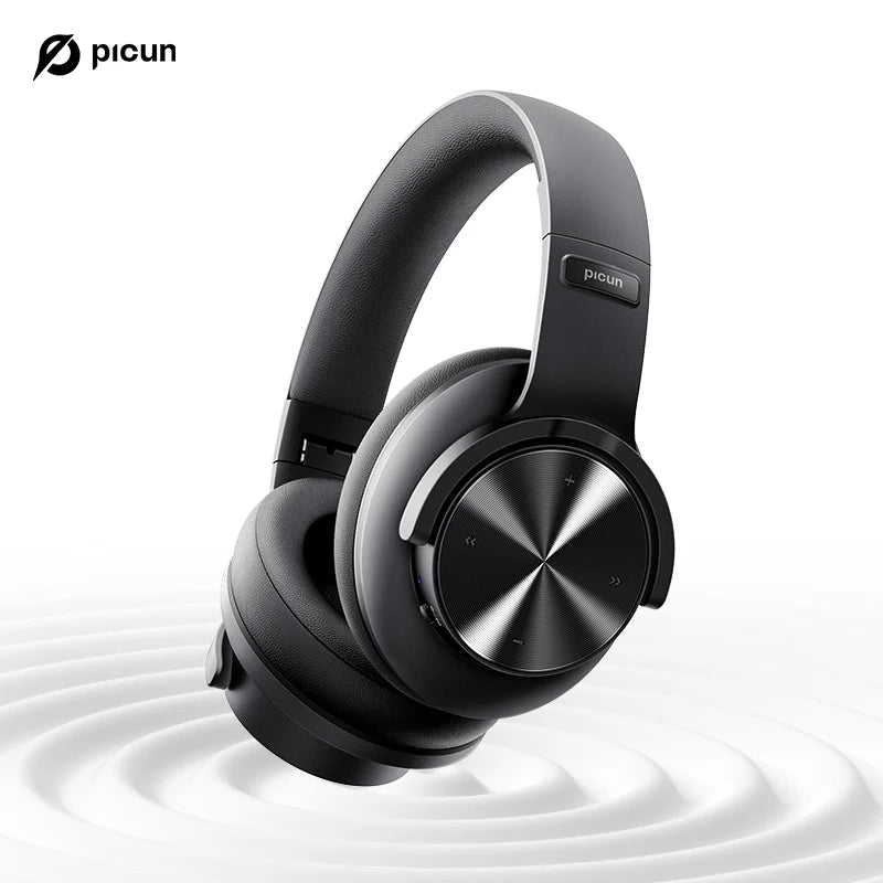 Picun B8 Fone de Ouvido Bluetooth Over-Ear – 120h de Bateria, 3 Modos de Som