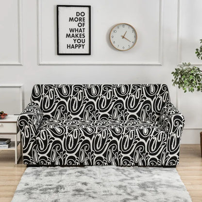 Capa de Sofá Estampada em Elastano – Protetor Decorativo