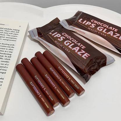 Conjunto 5 Batons Líquidos Chocolate – Efeito Matte Aveludado