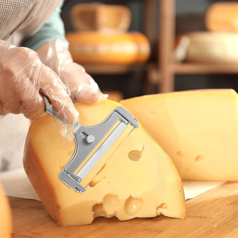 Fatiador de Queijo e Manteiga com Espessura Ajustável – Utensílio de Cozinha Multiuso
