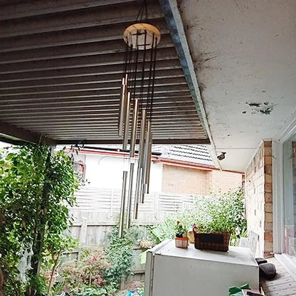 Sino de Vento com 12 Tubos em Alumínio – Decoração para Casa