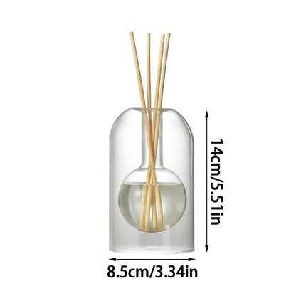 Difusor de Aromaterapia em Vidro com Varetas – Decoração Moderna