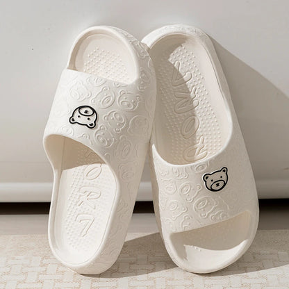 Chinelo Feminino ASIFN Estampa de Ursinho – EVA Confortável, Antiderrapante