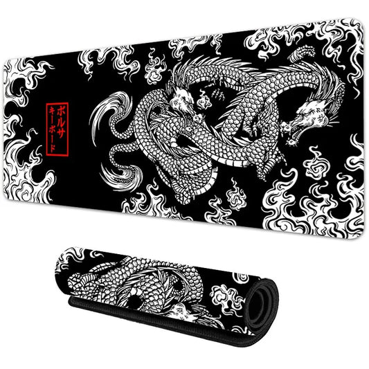 Mousepad Gamer Japonês XXL – Dragão Estilo Anime | Antiderrapante