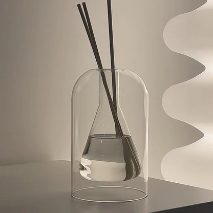 Difusor de Aromaterapia em Vidro com Varetas – Decoração Moderna