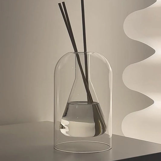 Difusor de Aromaterapia em Vidro com Varetas – Decoração Moderna