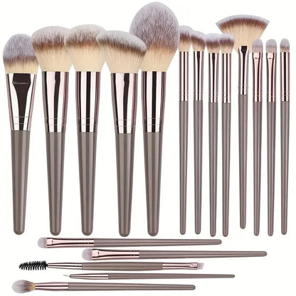 Kit de Pincéis de Maquiagem Profissional – 3 a 20 Peças