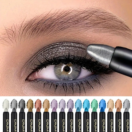 Delineador Colorido Glitter 16 Cores – Efeito Perolado, À Prova d’Água