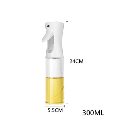 Borrifador de Óleo 200/300/500ml – Frasco Pulverizador para Cozinha