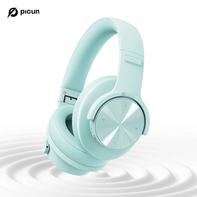 Picun B8 Fone de Ouvido Bluetooth Over-Ear – 120h de Bateria, 3 Modos de Som