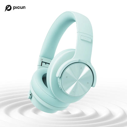 Picun B8 Fone de Ouvido Bluetooth Over-Ear – 120h de Bateria, 3 Modos de Som