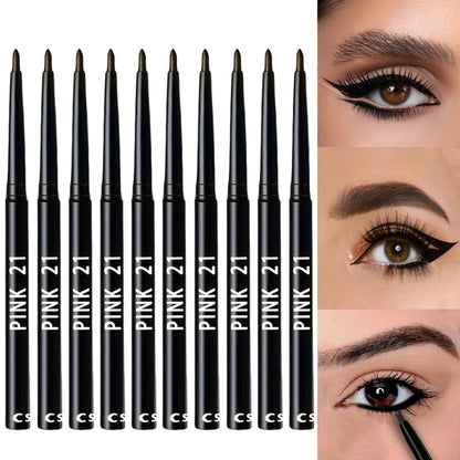 Kit 10 Lápis Delineadores Pretos – Longa Duração