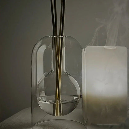Difusor de Aromaterapia em Vidro com Varetas – Decoração Moderna