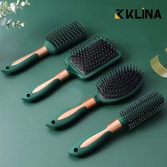 Escova de Cabelo KLINA Massage Air Cushion – Anti-estática, Massageadora