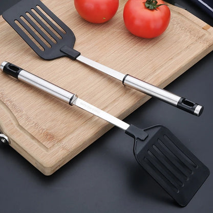 Espátula de Inox com Cabo de Nylon – Resistente ao Calor