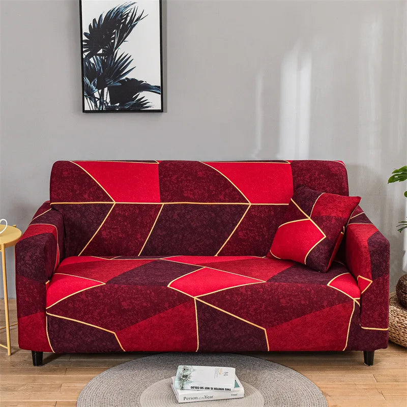 Capa de Sofá Estampada em Elastano – Protetor Decorativo