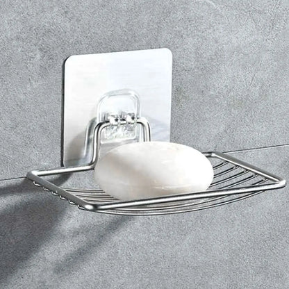 Suporte de Sabonete em Aço Inoxidável Sem Furo