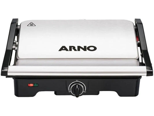 Grelha Dupla Elétrica Gnox em Aço Inox – 1100W | Arno