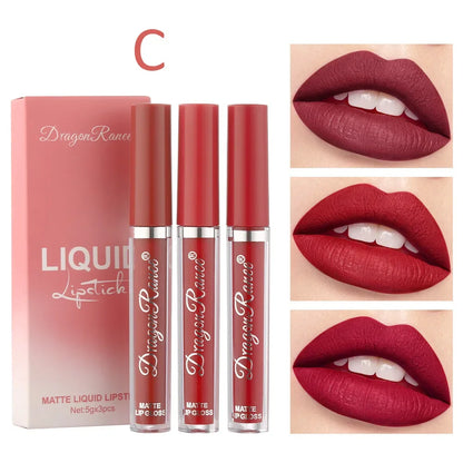 Kit 3 Batons Líquidos Matte Longa Duração