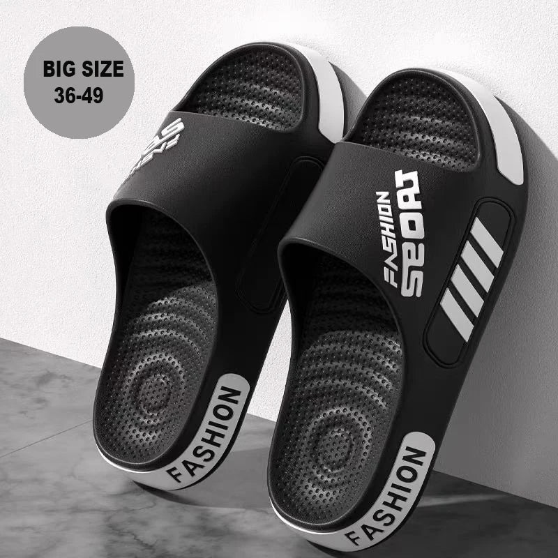 Chinelo Masculino Big Size 48-49 – Sandália Aberta Estilo Slide
