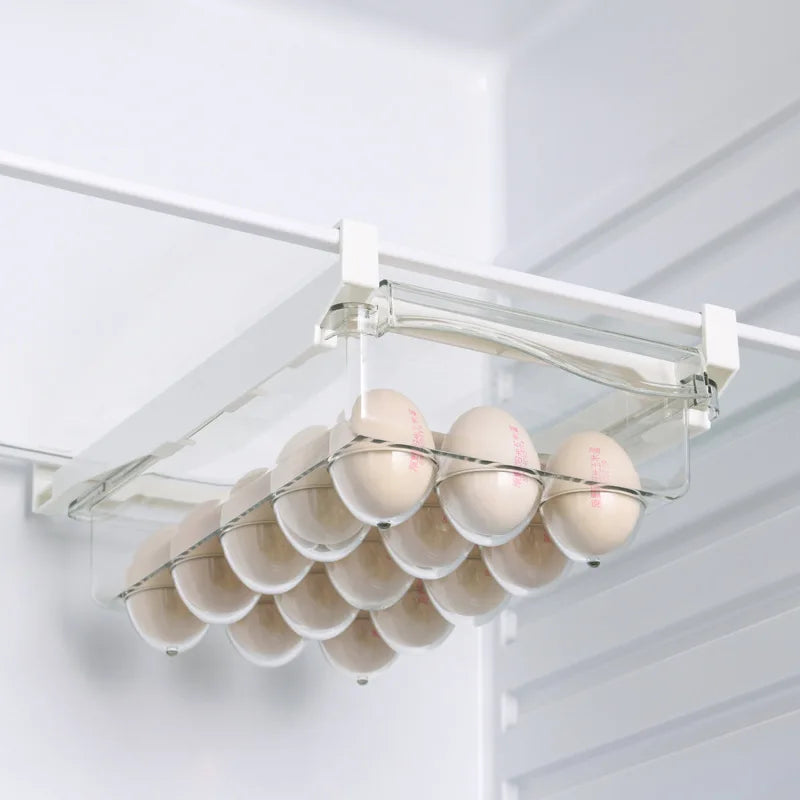 Gaveta Organizadora para Geladeira – Estilo Deslizante – para Ovos e Alimentos