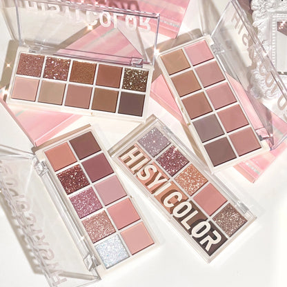 Paleta de Sombras 10 Cores Star Rejuvenation – Efeito Pérola, Matte e Cintilante