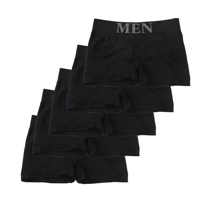 Cueca Boxer Masculina – Kit com 5 Unidades
