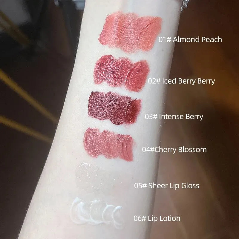 Kit de Maquiagem Labial CACE – 4 Batons Líquidos