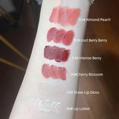 Kit de Maquiagem Labial CACE – 4 Batons Líquidos