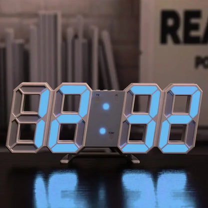 Relógio Digital de Parede 3D LED