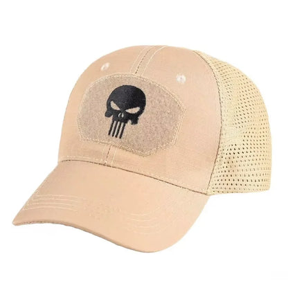 Boné Camuflado Estilo Militar com Proteção Solar