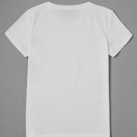 Camiseta Feminina Estampada Coração e Pena – Casual