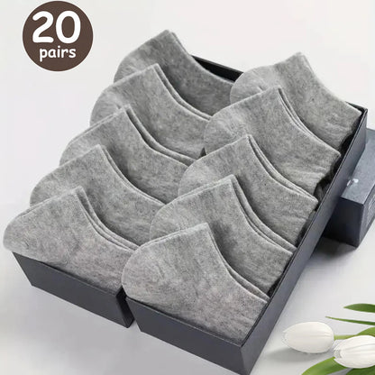 Meias Masculinas Cano Baixo Antiodor – Pacote com 10/20/30/40/50 Pares