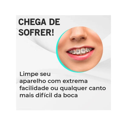 Irrigador Oral Portátil com 1 Bico, 3 Modos de Jato, Recarregável USB – 220ml