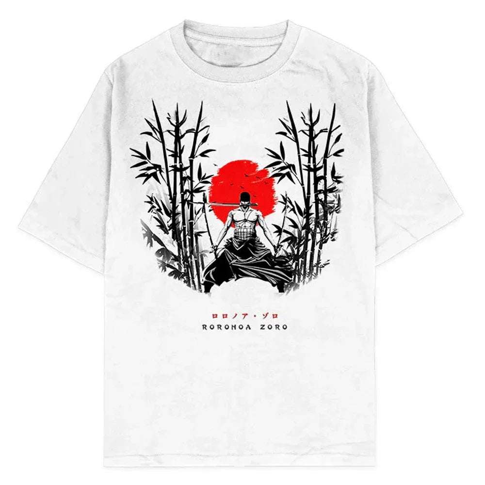 Camiseta Unissex Oversized Estilo Harajuku – Estampa One Piece