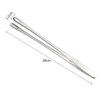 Pinça de Cozinha em Aço Inoxidável – Ideal para Churrasco, Grelhados e Serviço de Alimentos – 24cm ou 28cm