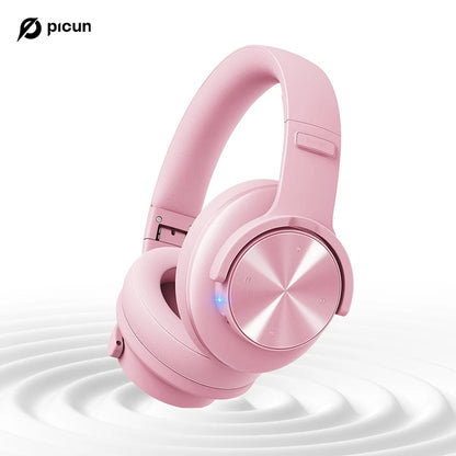 Picun B8 Fone de Ouvido Bluetooth Over-Ear – 120h de Bateria, 3 Modos de Som