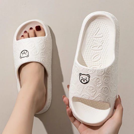 Chinelo Feminino ASIFN Estampa de Ursinho – EVA Confortável, Antiderrapante